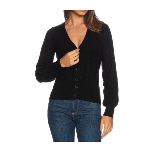 GUESS Cardigan Cardigan Donna Livia a V Nero A24 - GUESSW4BR31Z2V42 - JBLK - S - Francavilla Moda